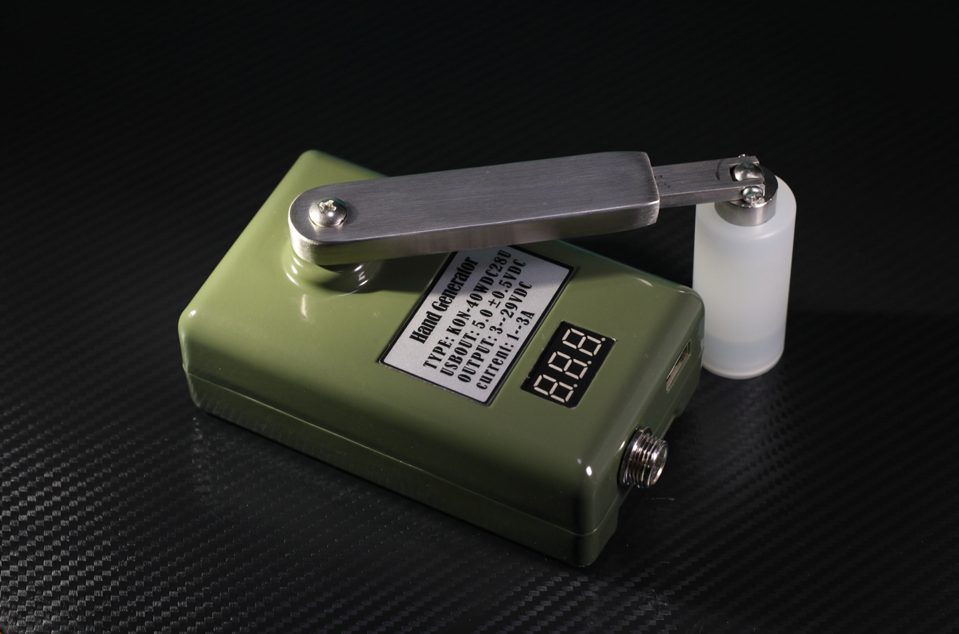 KON-40WDC28U hand crank emergency generator