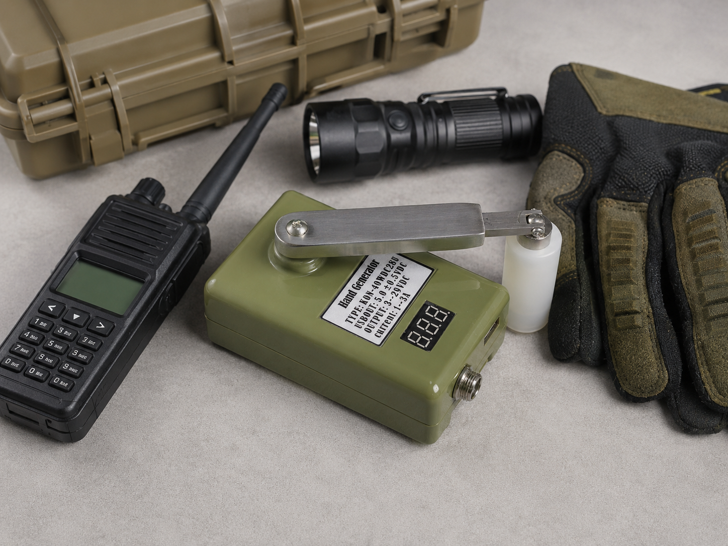 Military and police field emergency power supply